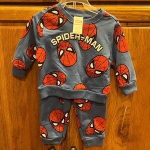 Marvel Blue & Red Spider-Man Sweatshirt and Pants
